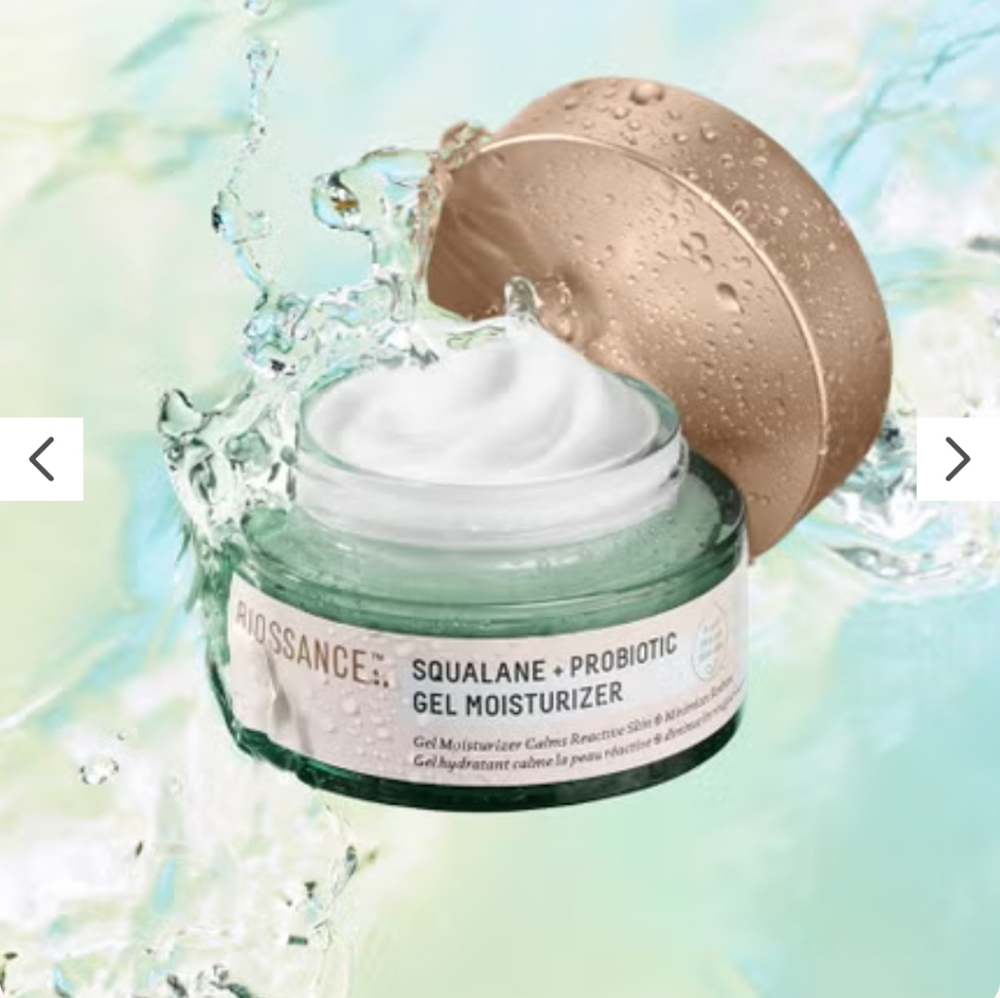 NIB $24 Biossance Squalane + Probiotic Gel Moisturizer Mini 15ml - Picture 2 of 12